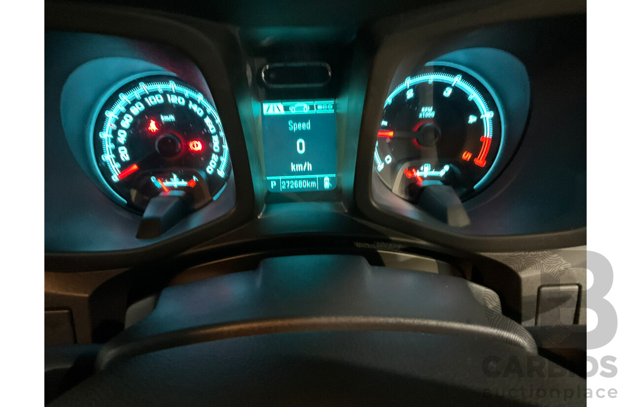 06/2014 Holden Colorado LTZ (4x4) RG MY14 Crew Cab P/Up Blue Turbo Diesel 2.8L