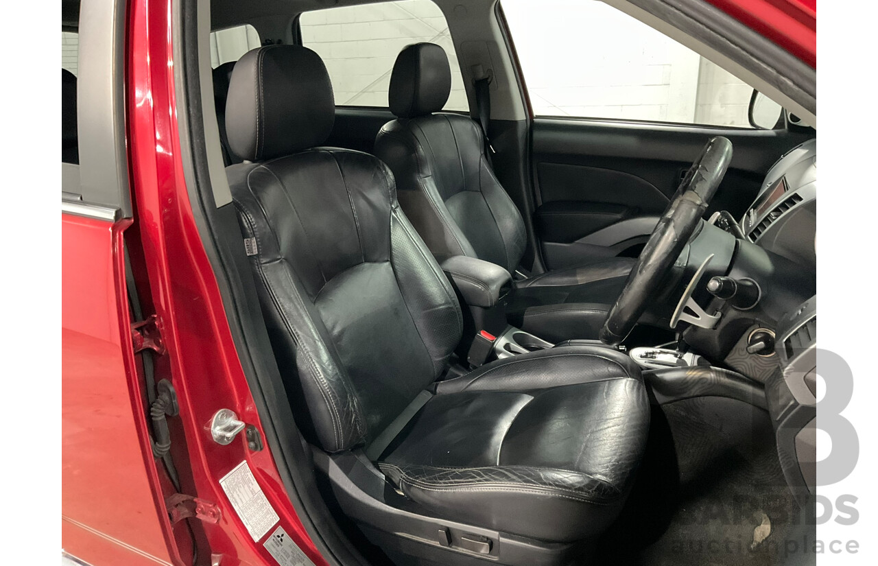 07/2009 Mitsubishi Outlander VR-X 7 Seater 4x4 ZG MY08 4d Wagon Red 3.0L