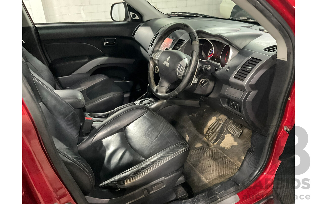 07/2009 Mitsubishi Outlander VR-X 7 Seater 4x4 ZG MY08 4d Wagon Red 3.0L
