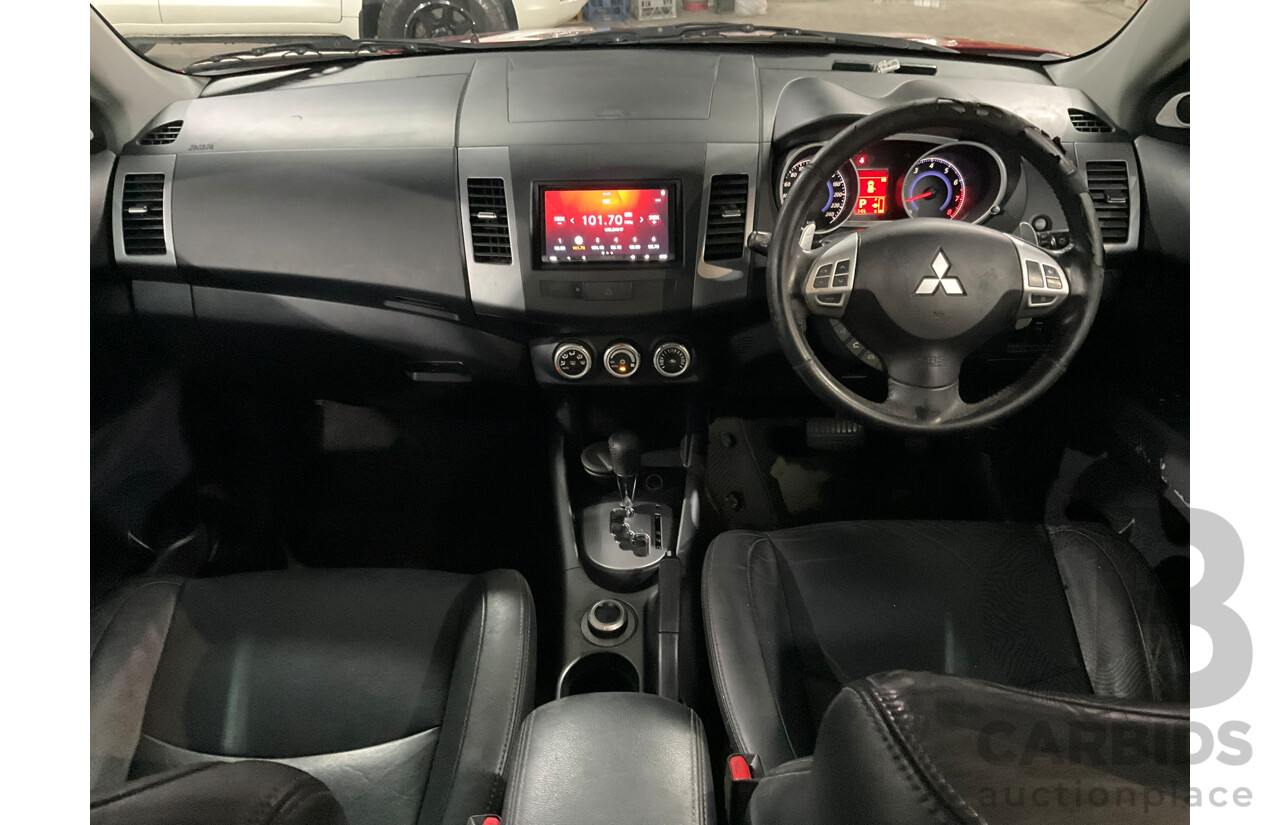 07/2009 Mitsubishi Outlander VR-X 7 Seater 4x4 ZG MY08 4d Wagon Red 3.0L