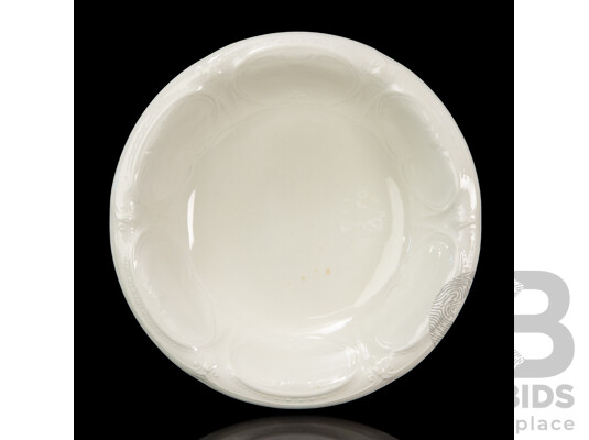Large Antique R. Fowler Porcelain Wash Bowl, Made in Australia