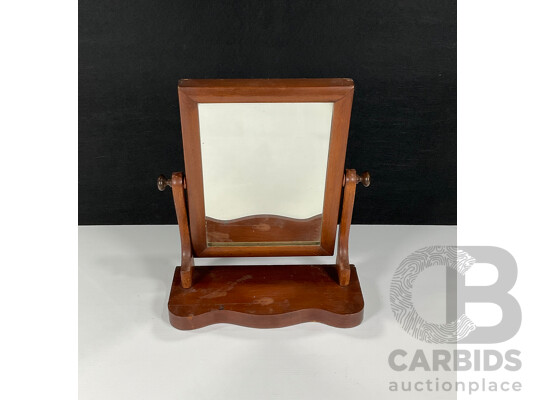 Vintage Timber Shaving Mirror