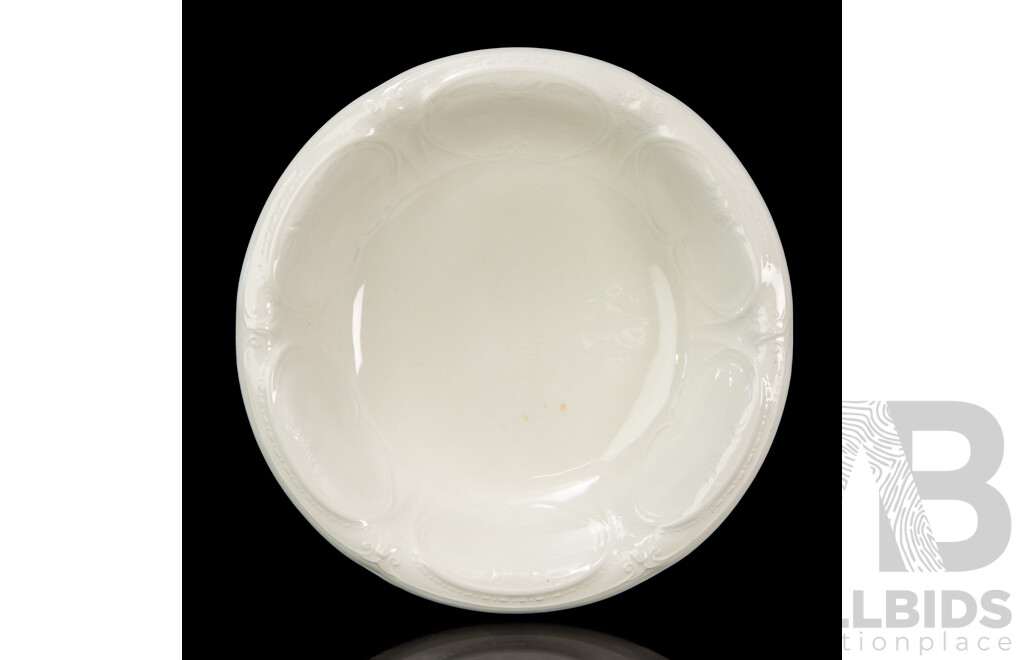 Large Antique R. Fowler Porcelain Wash Bowl, Made in Australia