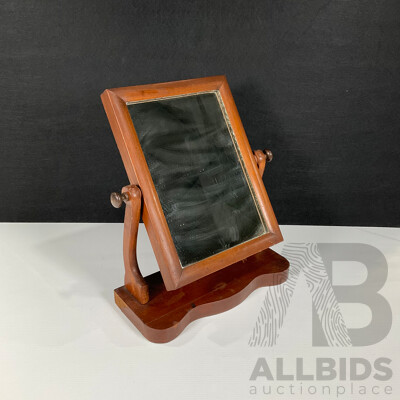 Vintage Timber Shaving Mirror
