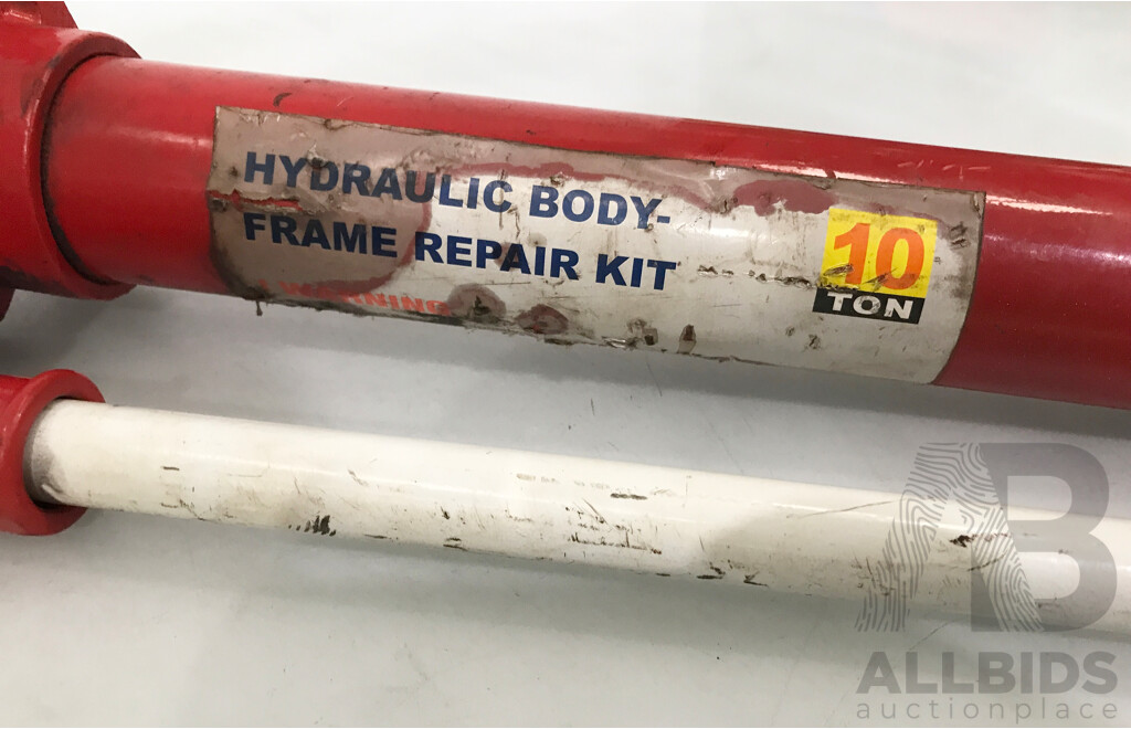 HAFCO Hydraulic Pull Ram, Hydraulic Body-Frame Repair Kit, and Car Stand