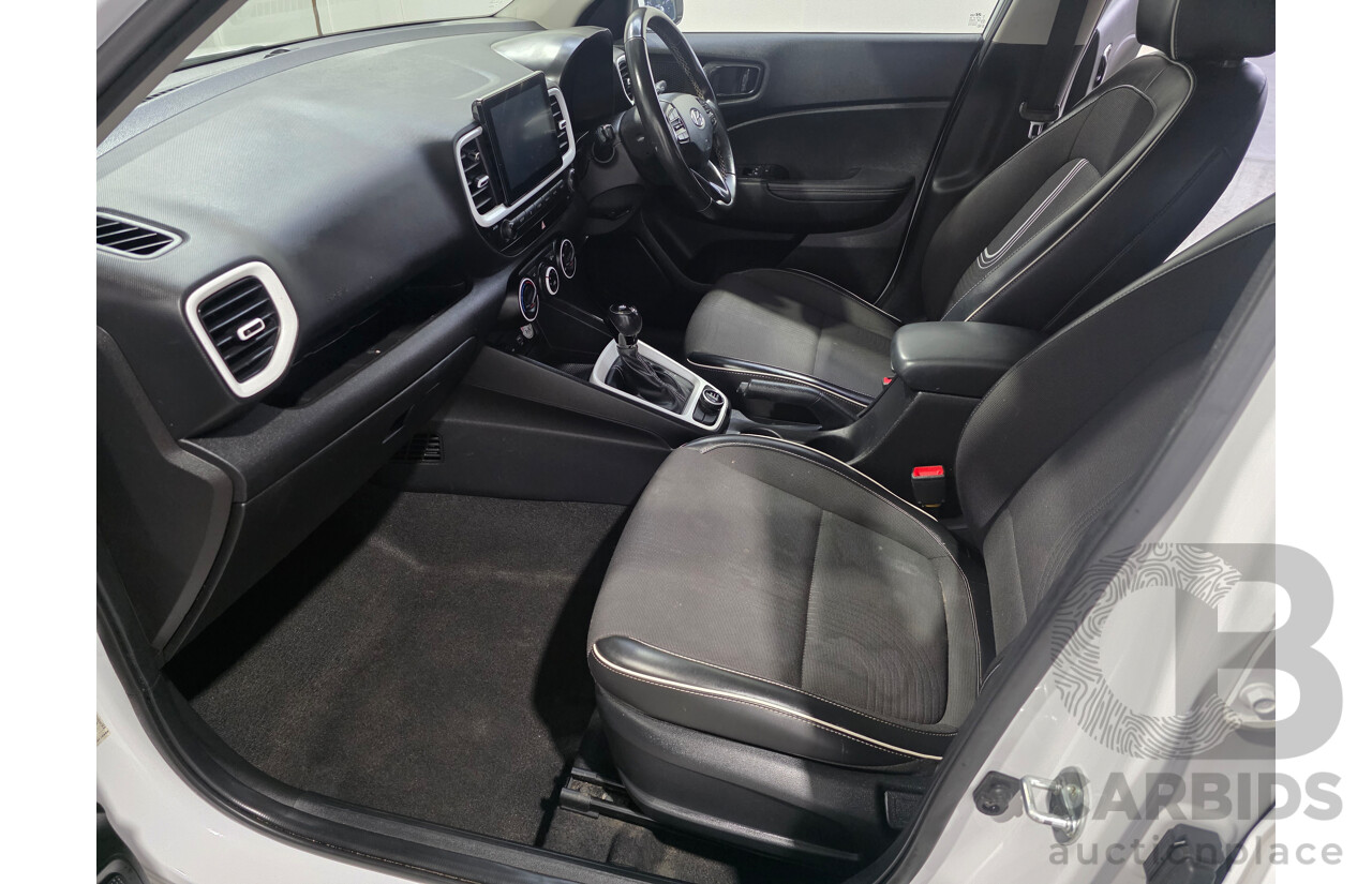 1/2021 Hyundai Venue Active QX.V3 MY21 4d Polar White 1.6L