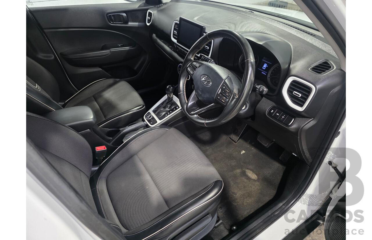 1/2021 Hyundai Venue Active QX.V3 MY21 4d Polar White 1.6L