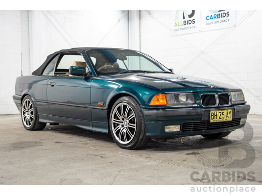 06/1996 BMW 328i E36 2d Convertible Bostongruen Green Metallic 2.8L