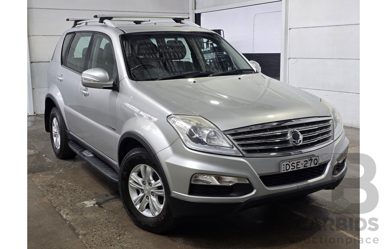 6/2015 Ssangyong Rexton SX (AWD) Y200 MY15 4d Wagon Silver Turbo Diesel 2.0L - 7 Seater