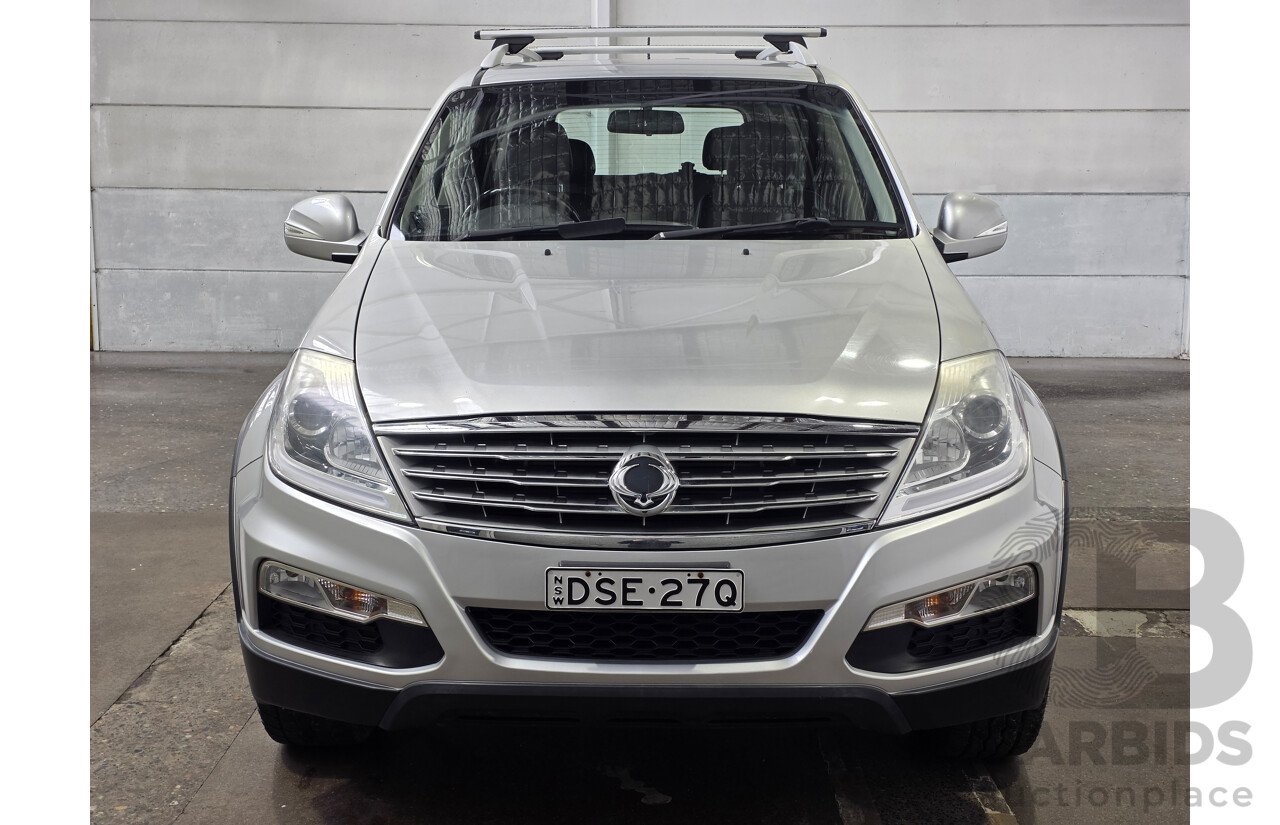 6/2015 Ssangyong Rexton SX (AWD) Y200 MY15 4d Wagon Silver Turbo Diesel 2.0L - 7 Seater