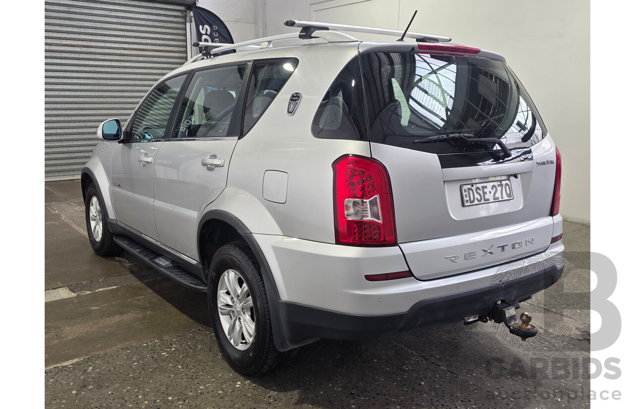 6/2015 Ssangyong Rexton SX (AWD) Y200 MY15 4d Wagon Silver Turbo Diesel 2.0L - 7 Seater