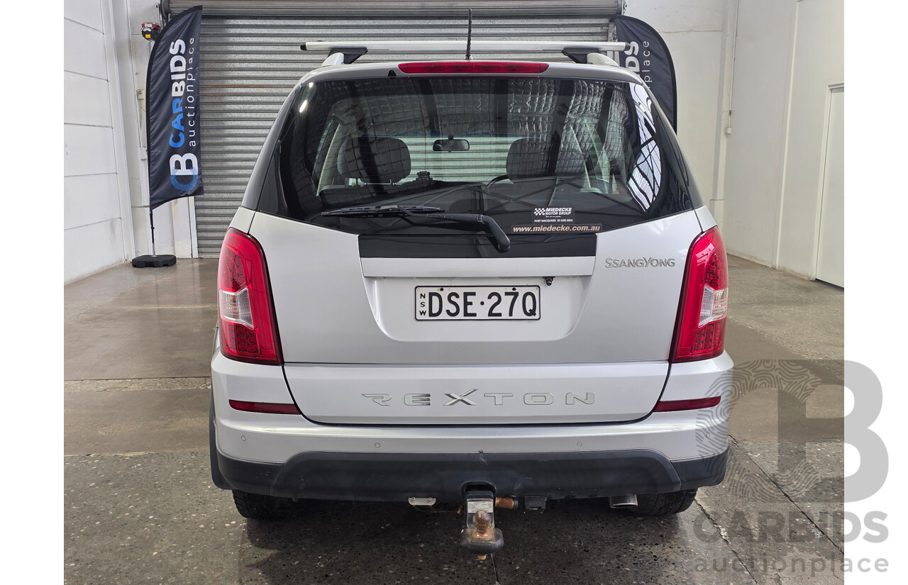 6/2015 Ssangyong Rexton SX (AWD) Y200 MY15 4d Wagon Silver Turbo Diesel 2.0L - 7 Seater