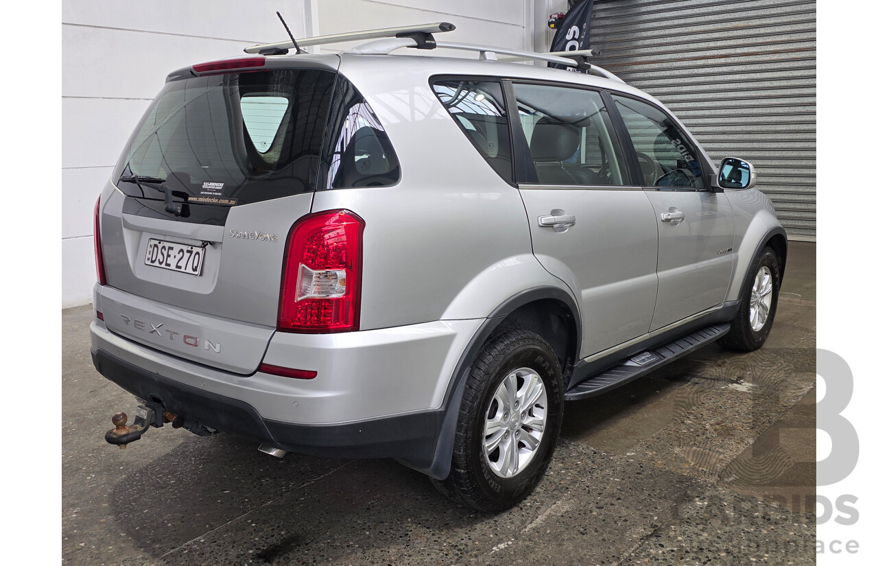 6/2015 Ssangyong Rexton SX (AWD) Y200 MY15 4d Wagon Silver Turbo Diesel 2.0L - 7 Seater