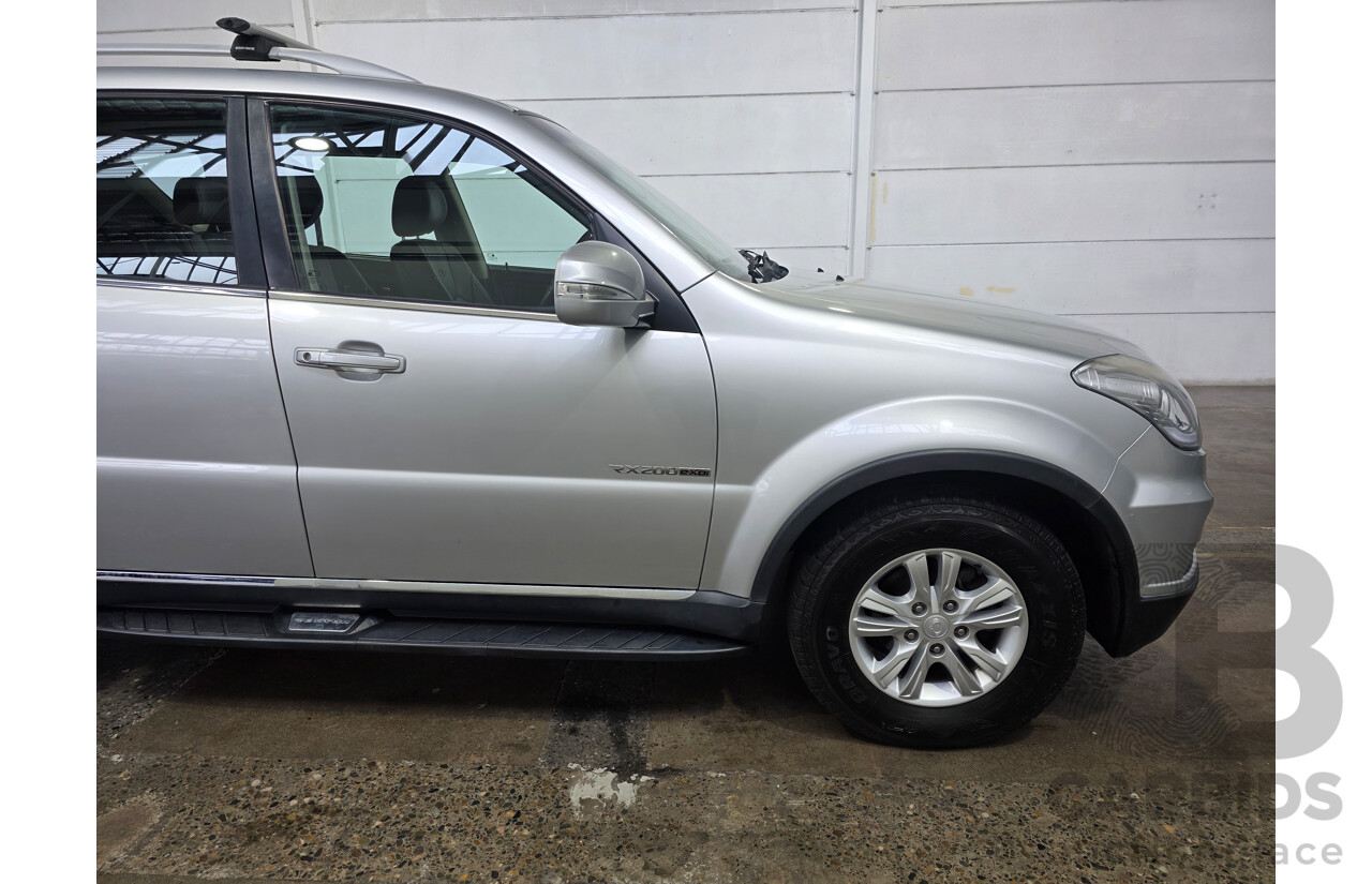 6/2015 Ssangyong Rexton SX (AWD) Y200 MY15 4d Wagon Silver Turbo Diesel 2.0L - 7 Seater