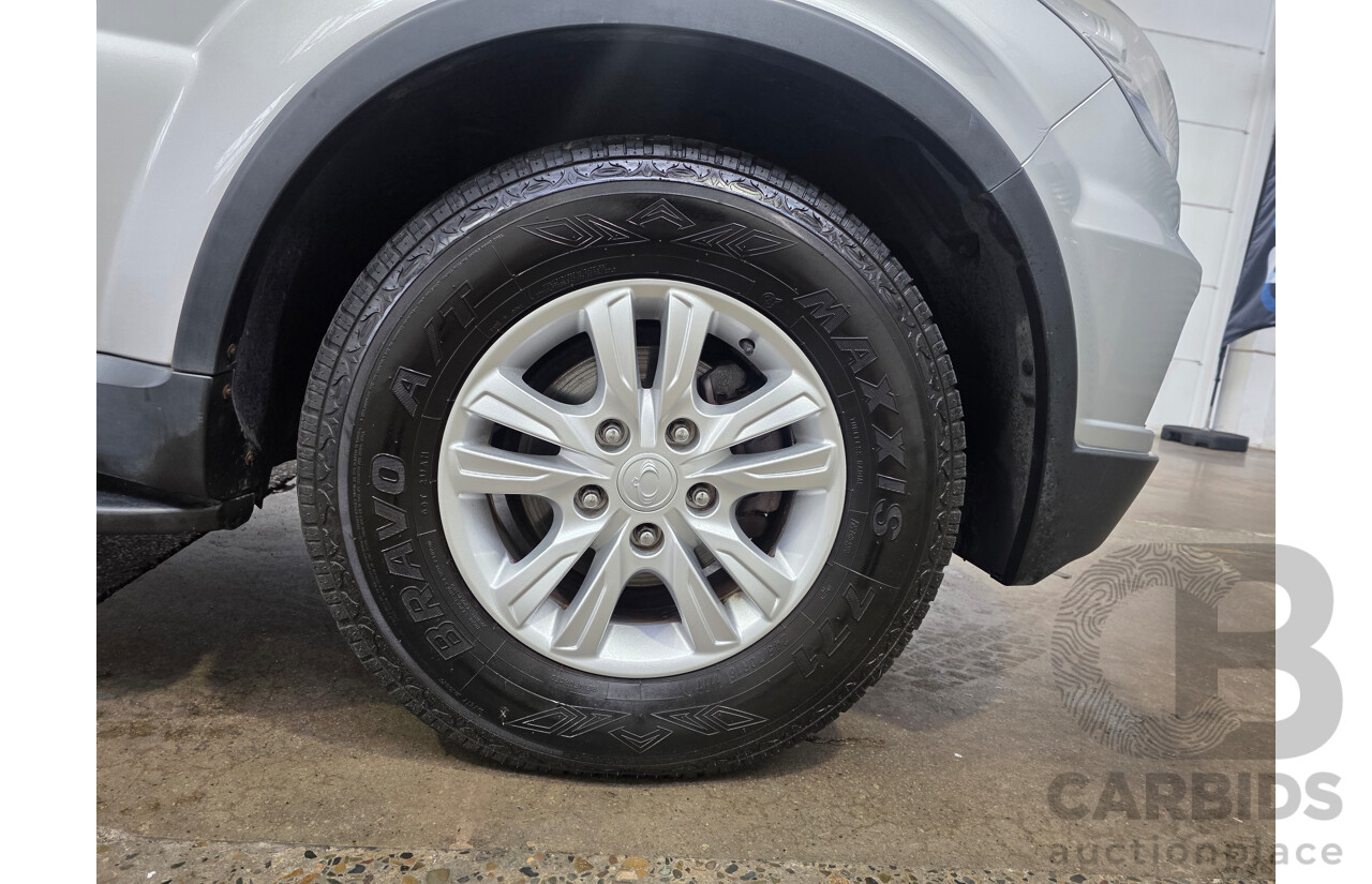6/2015 Ssangyong Rexton SX (AWD) Y200 MY15 4d Wagon Silver Turbo Diesel 2.0L - 7 Seater