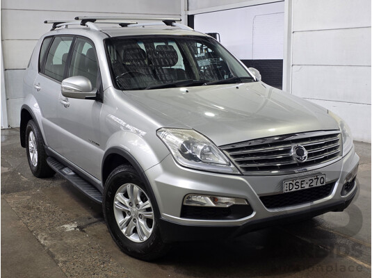 6/2015 Ssangyong Rexton SX (AWD) Y200 MY15 4d Wagon Silver Turbo Diesel 2.0L - 7 Seater