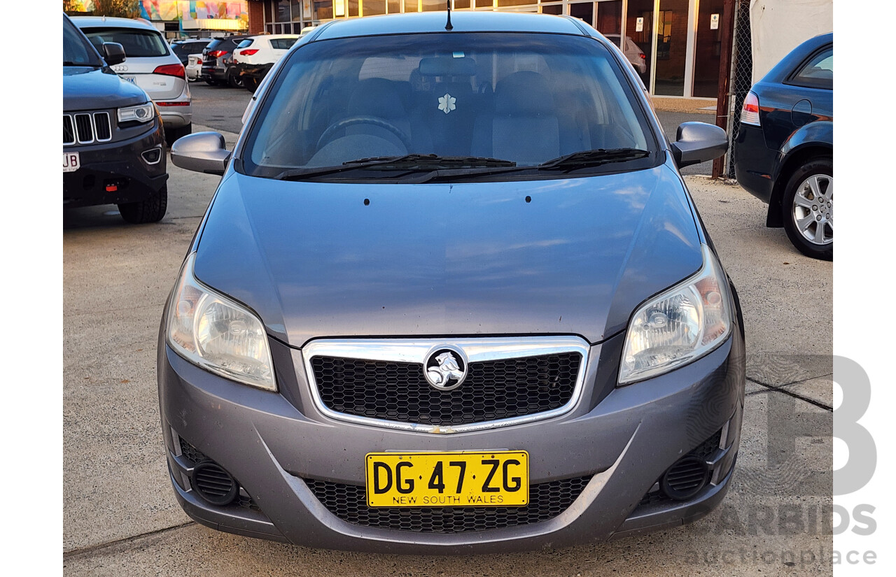 06/2009 Holden Barina  TK MY09 3d Hatchback Grey 1.6L