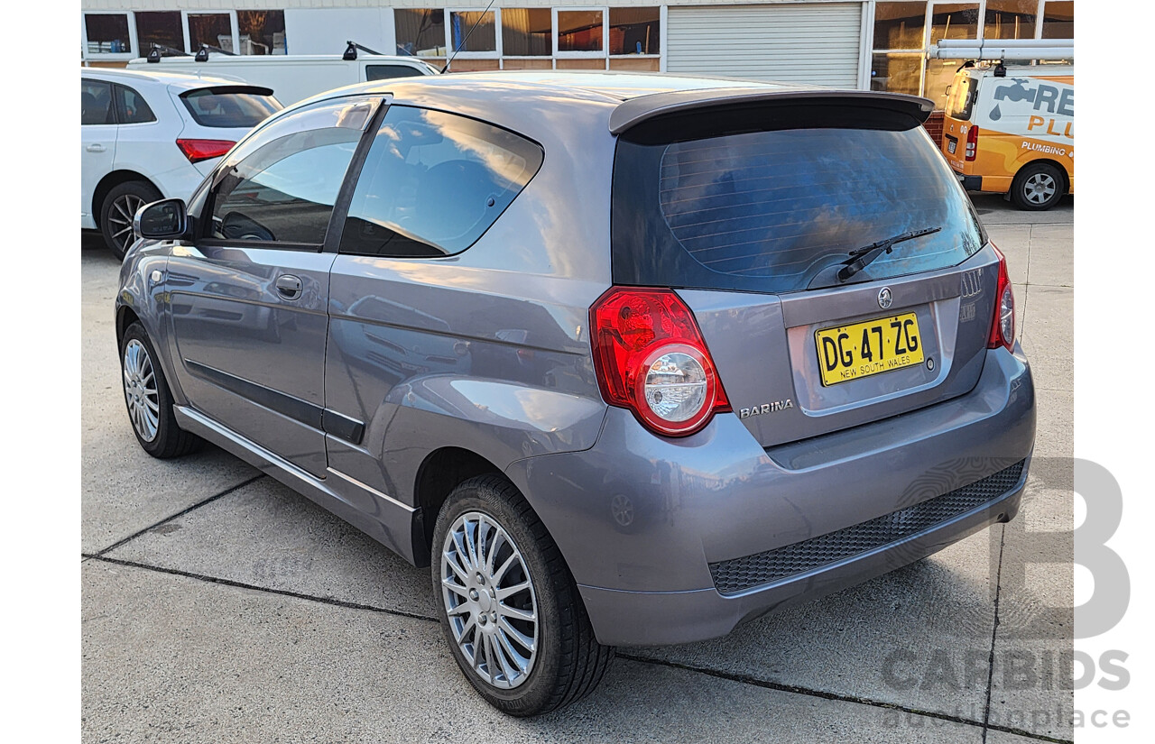 06/2009 Holden Barina  TK MY09 3d Hatchback Grey 1.6L