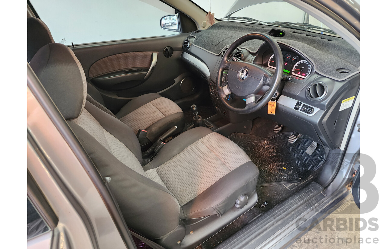 06/2009 Holden Barina  TK MY09 3d Hatchback Grey 1.6L