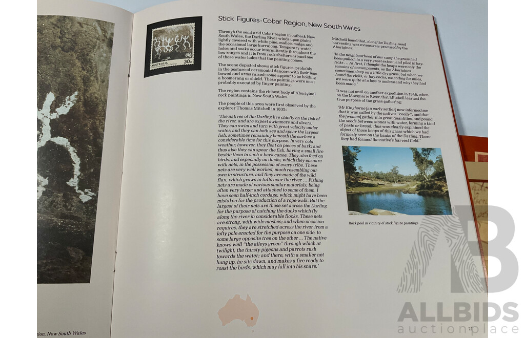 Australian 1988 Bicentennial Stamp Collection, Australia's Heritage in Stamps