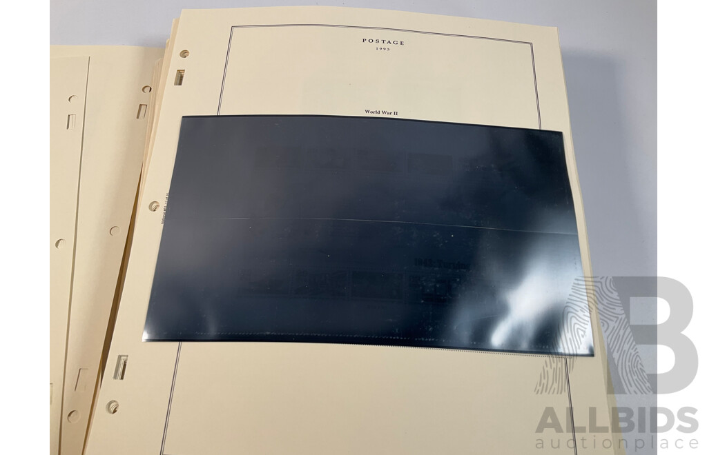 Official Scott USA Hingeless Stamp Album Pages Spanning 1992 to 2008 - Approximately 180 Pages