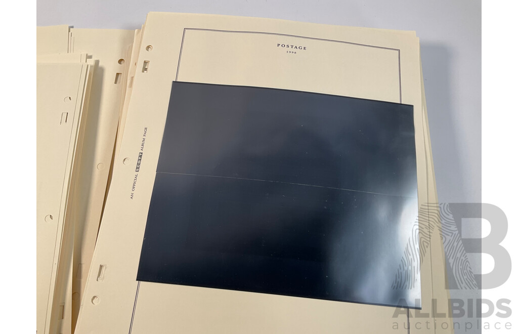 Official Scott USA Hingeless Stamp Album Pages Spanning 1992 to 2008 - Approximately 180 Pages