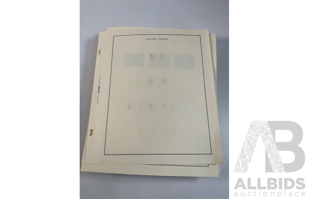 Official Scott USA Hingeless Stamp Album Pages Spanning 1992 to 2008 - Approximately 180 Pages