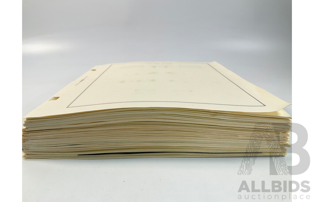 Official Scott USA Hingeless Stamp Album Pages Spanning 1992 to 2008 - Approximately 180 Pages