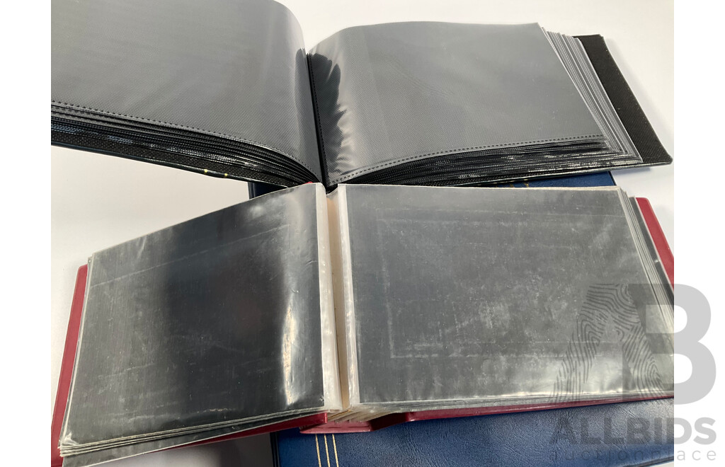 Three Empty Albums Suitable for Banknotes and First Day Covers Including Leuchtturm