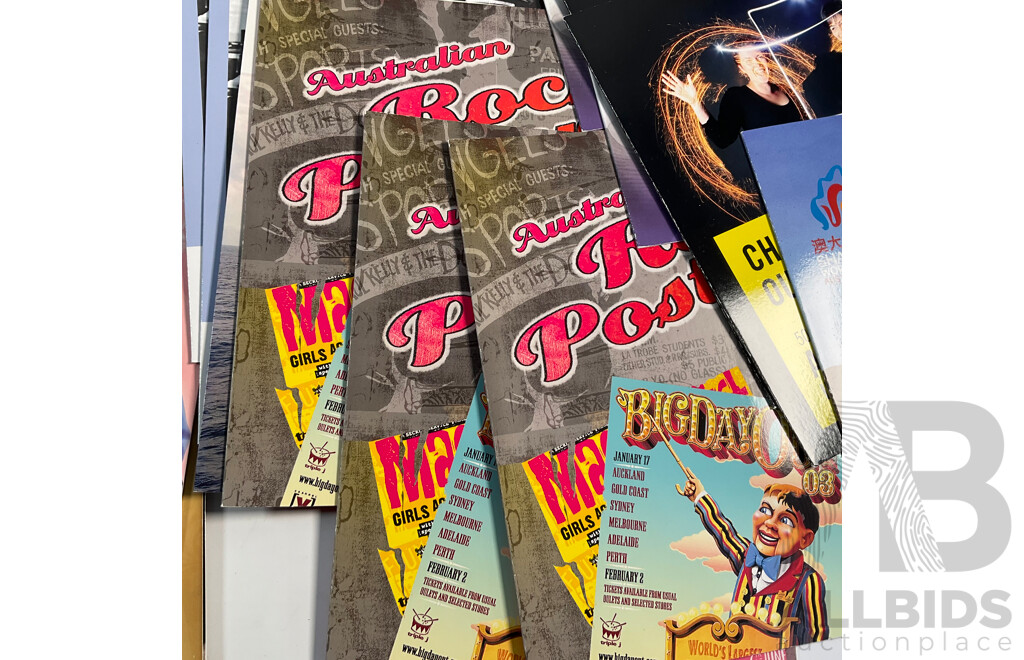Forty Three Australian Mint Stamp Packs Including Captain Cook, QE2, Rock Posters, Navy, Australian Legends, Blooms, Farewell Frama, Cats & Dogs, Down on the Farm and More Face Value Approximately $250