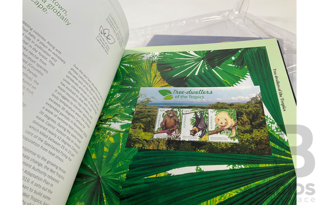 Australian 2020 and 2021 Annual Mint Stamp Albums - Face Value $217