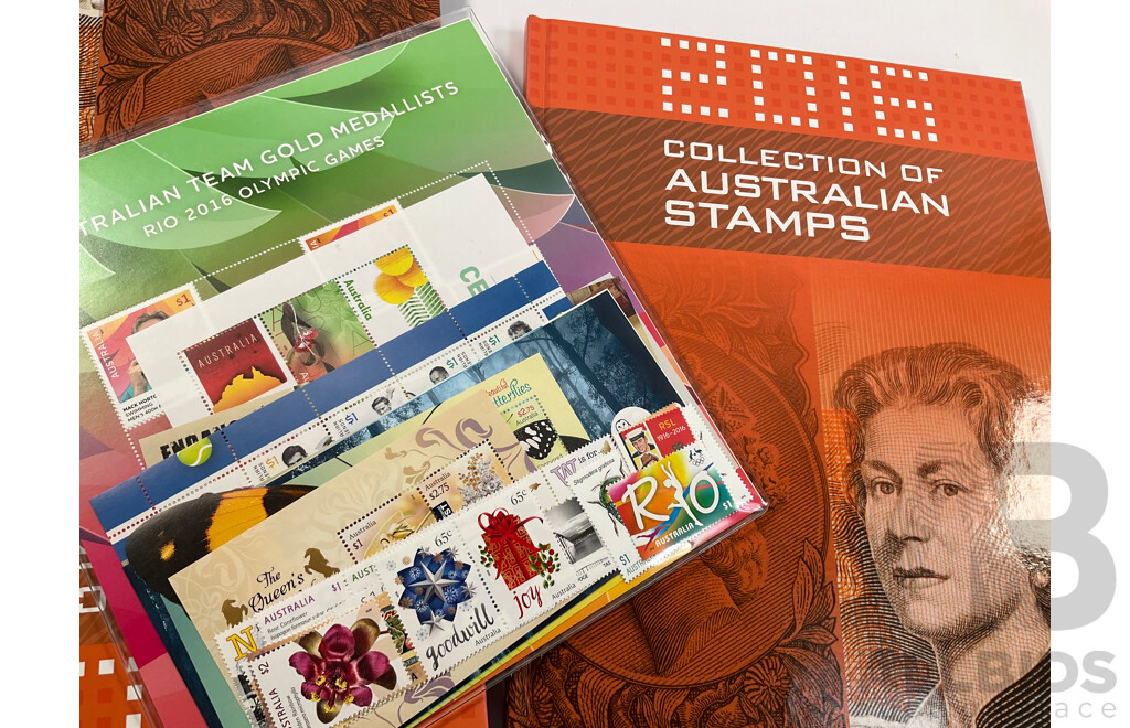 Australian 2016 Annual Stamp Album - Face Value $109