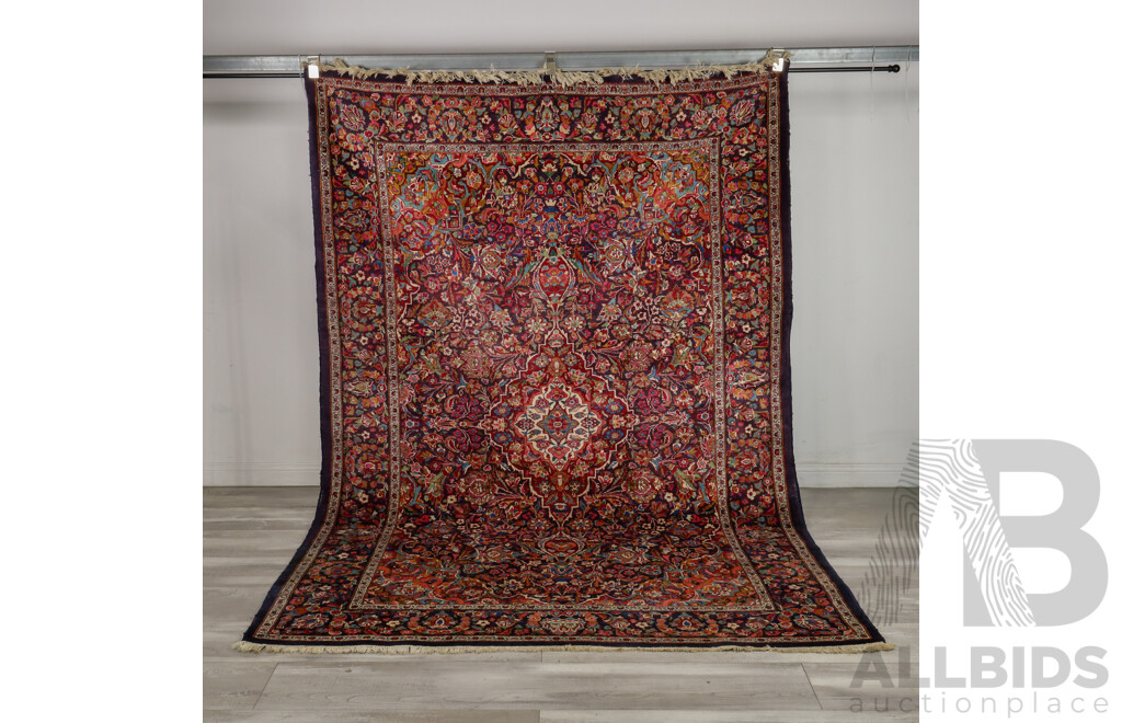 Hand Knotted Oriental or Persian Rug