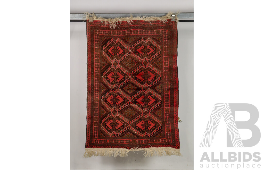 Hand Knotted Afghan Tribal Rug