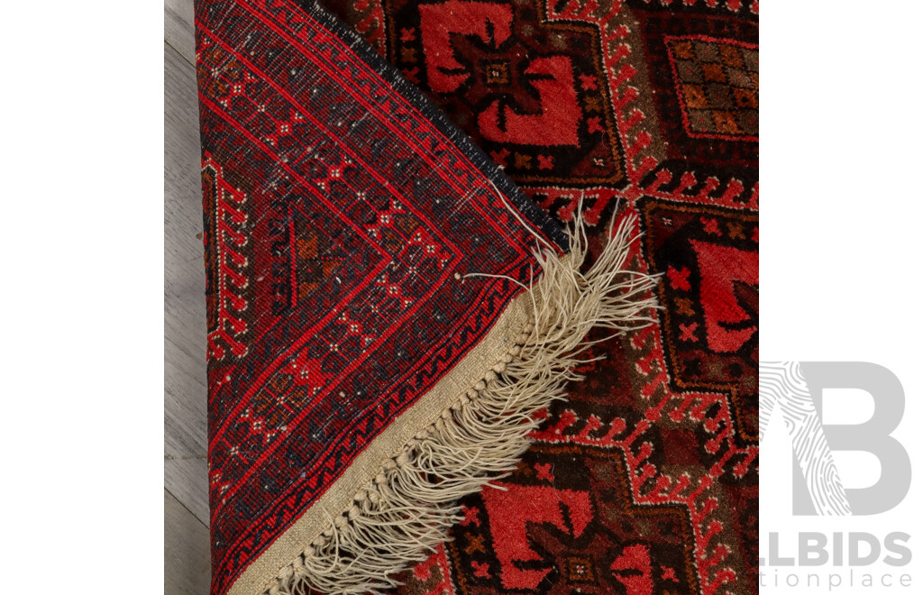 Hand Knotted Afghan Tribal Rug