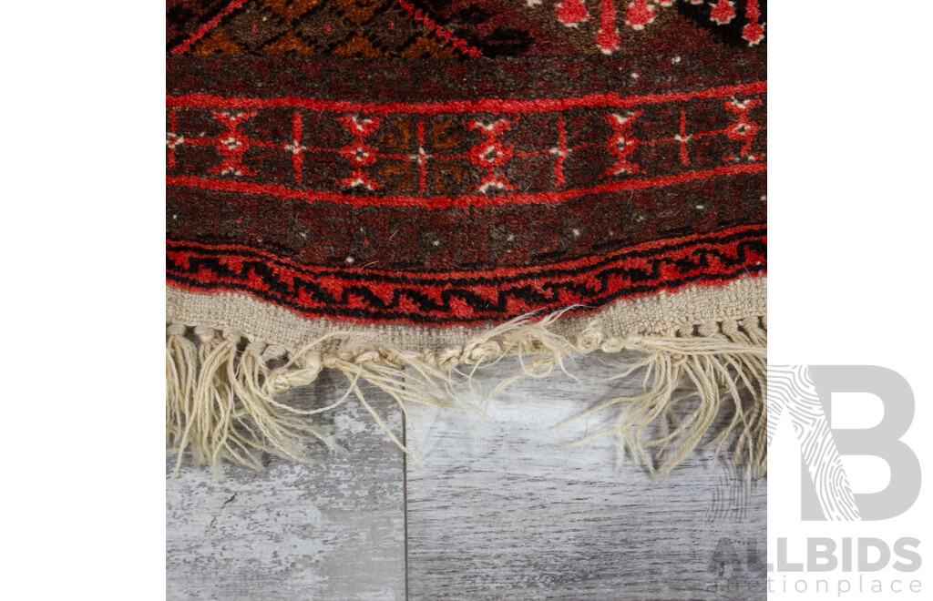 Hand Knotted Afghan Tribal Rug