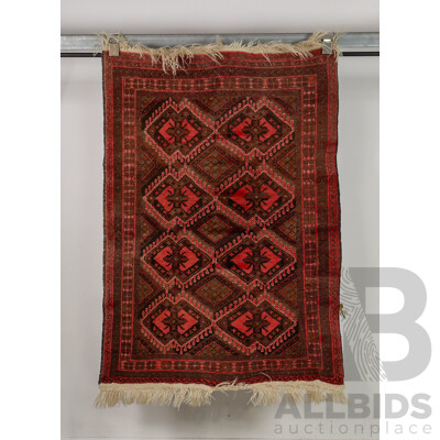 Hand Knotted Afghan Tribal Rug