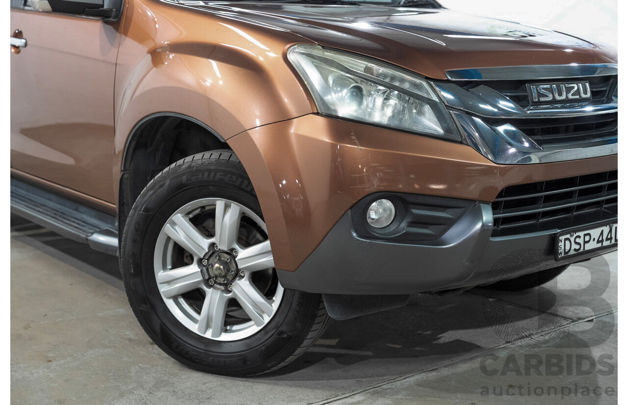 12/2013 Isuzu Mu-X LS-T (4x4) 7-seater UC 4d Wagon Bronze Turbo Diesel 3.0L