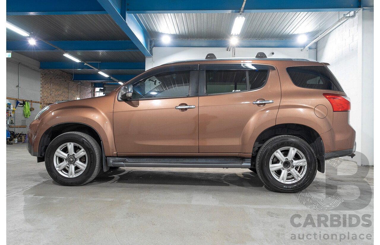 12/2013 Isuzu Mu-X LS-T (4x4) 7-seater UC 4d Wagon Bronze Turbo Diesel 3.0L