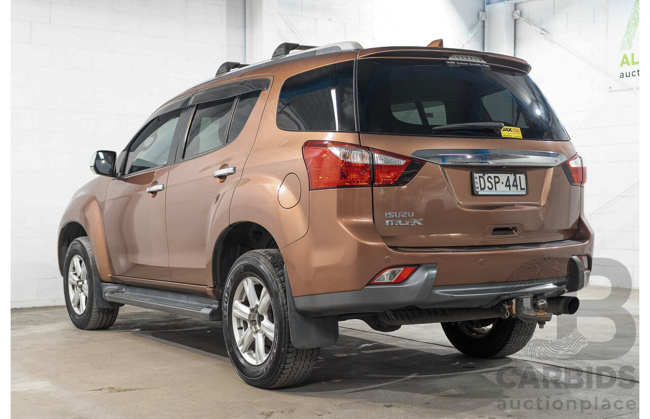 12/2013 Isuzu Mu-X LS-T (4x4) 7-seater UC 4d Wagon Bronze Turbo Diesel 3.0L