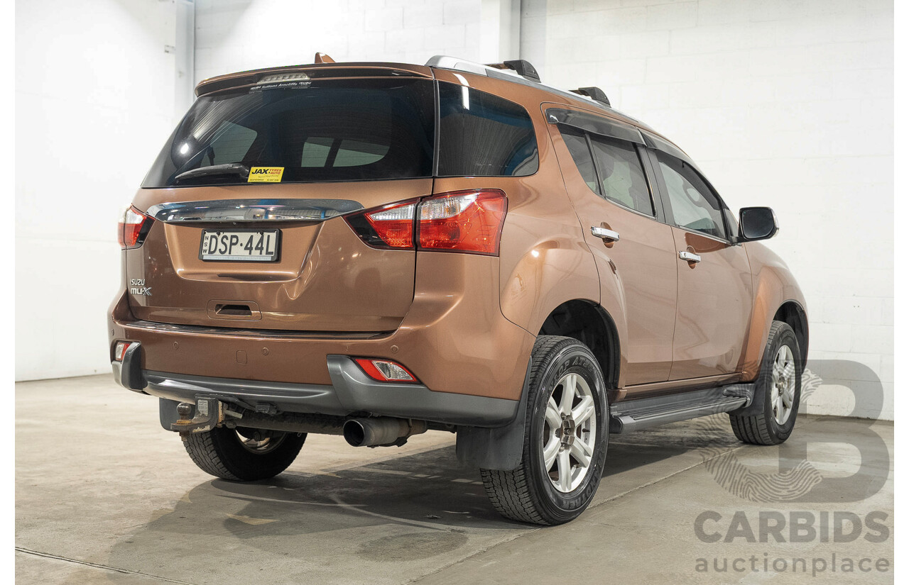 12/2013 Isuzu Mu-X LS-T (4x4) 7-seater UC 4d Wagon Bronze Turbo Diesel 3.0L