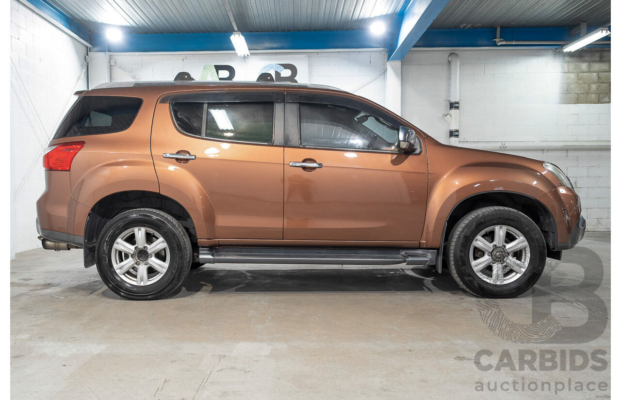 12/2013 Isuzu Mu-X LS-T (4x4) 7-seater UC 4d Wagon Bronze Turbo Diesel 3.0L