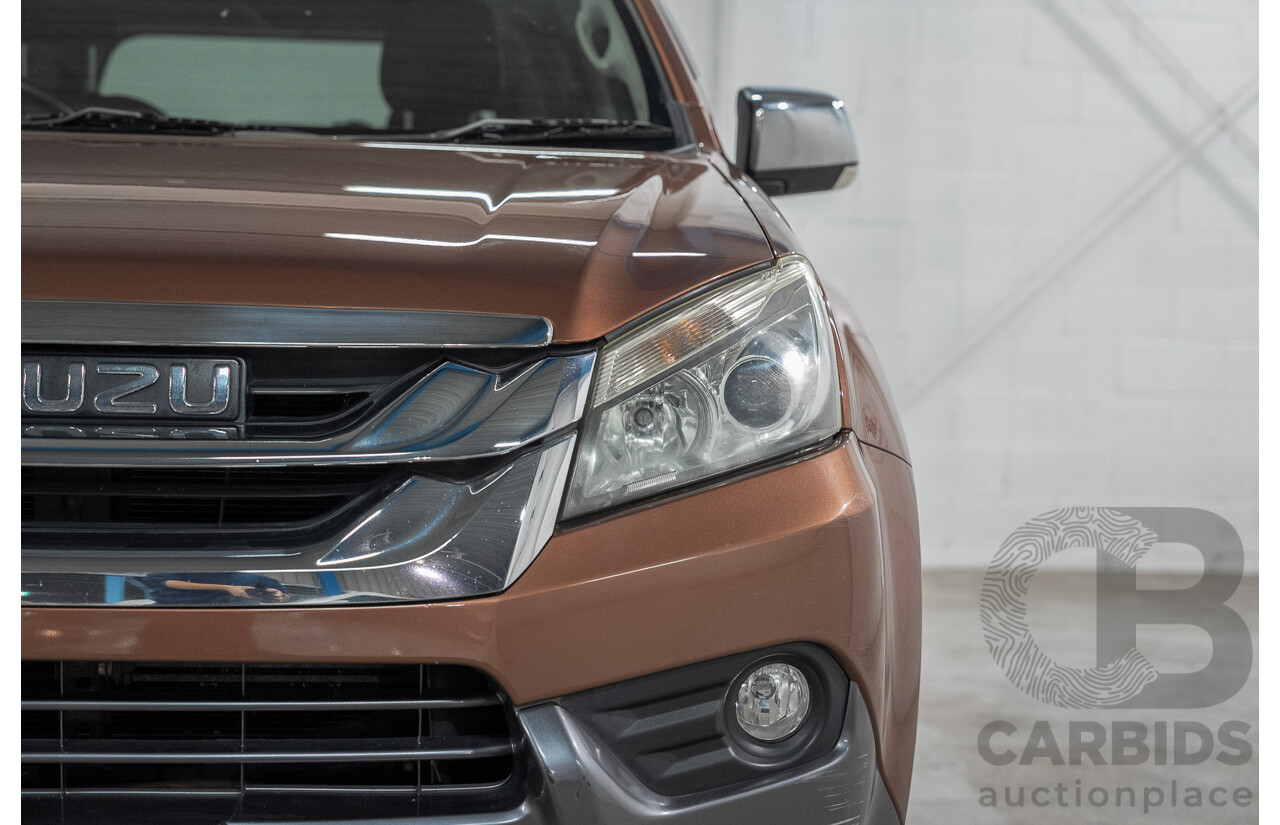 12/2013 Isuzu Mu-X LS-T (4x4) 7-seater UC 4d Wagon Bronze Turbo Diesel 3.0L