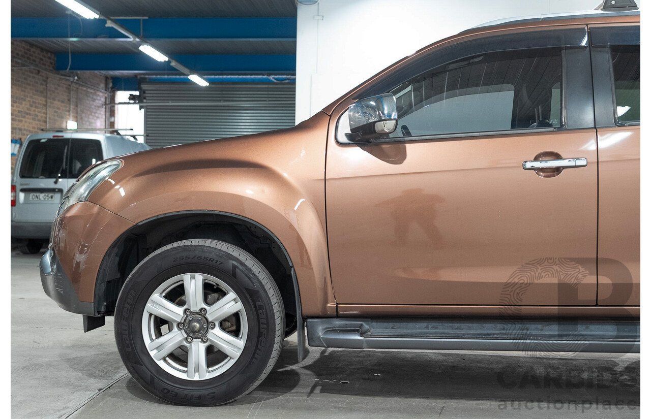 12/2013 Isuzu Mu-X LS-T (4x4) 7-seater UC 4d Wagon Bronze Turbo Diesel 3.0L