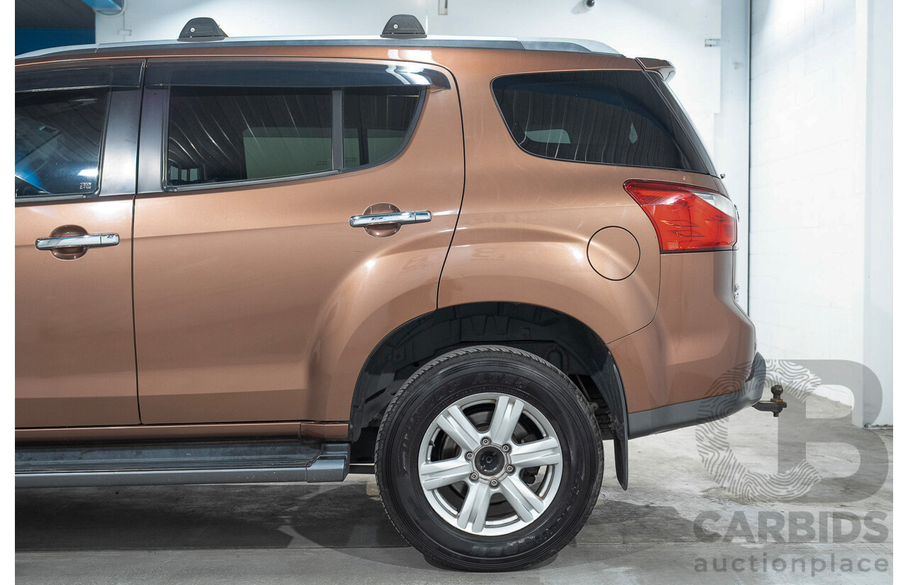 12/2013 Isuzu Mu-X LS-T (4x4) 7-seater UC 4d Wagon Bronze Turbo Diesel 3.0L