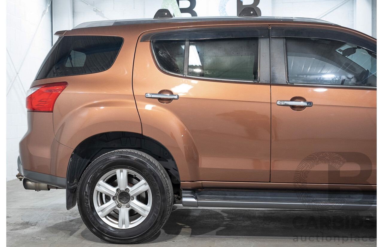 12/2013 Isuzu Mu-X LS-T (4x4) 7-seater UC 4d Wagon Bronze Turbo Diesel 3.0L