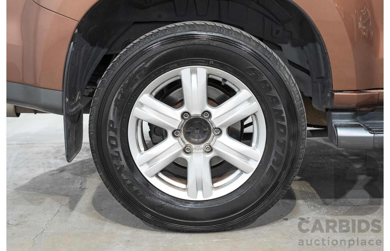 12/2013 Isuzu Mu-X LS-T (4x4) 7-seater UC 4d Wagon Bronze Turbo Diesel 3.0L