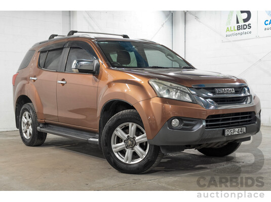 12/2013 Isuzu Mu-X LS-T (4x4) 7-seater UC 4d Wagon Bronze Turbo Diesel 3.0L