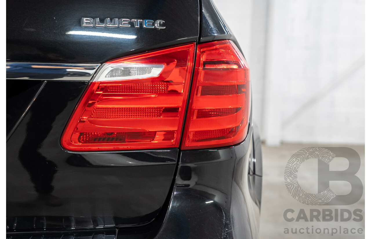 5/2015 Mercedes-Benz GL350 BlueTEC (AWD) X166 MY14 4d Wagon Black Turbo Diesel 3.0L