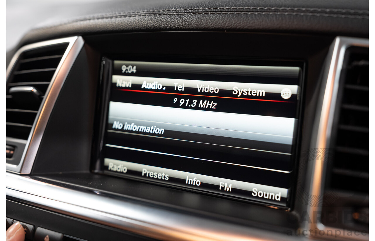 5/2015 Mercedes-Benz GL350 BlueTEC (AWD) X166 MY14 4d Wagon Black Turbo Diesel 3.0L